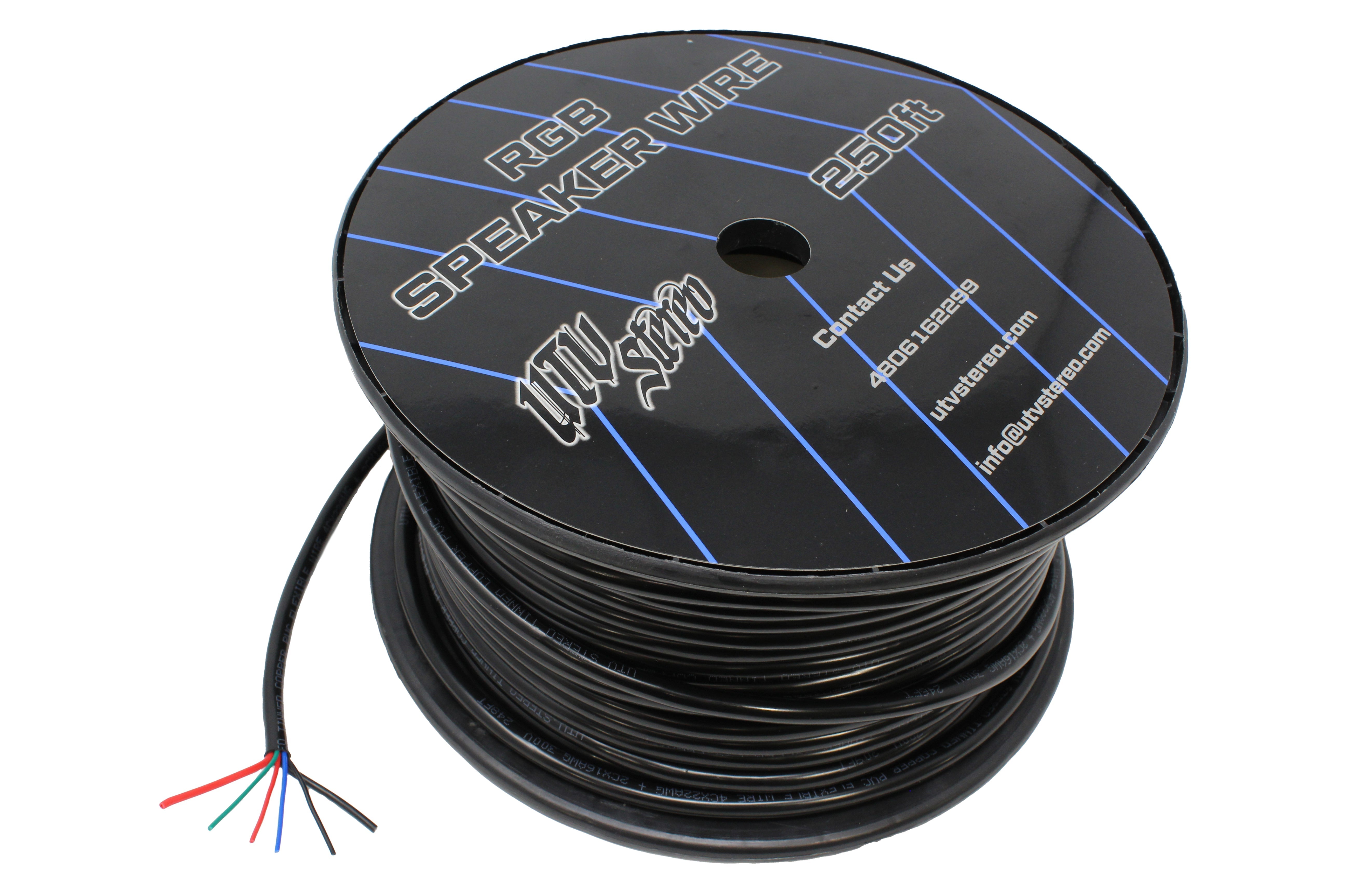 Photo of 6 Conductor RGB Speaker Wire - 50' by UTV Stereo - Premium Audio for UTVs / Side by Sides