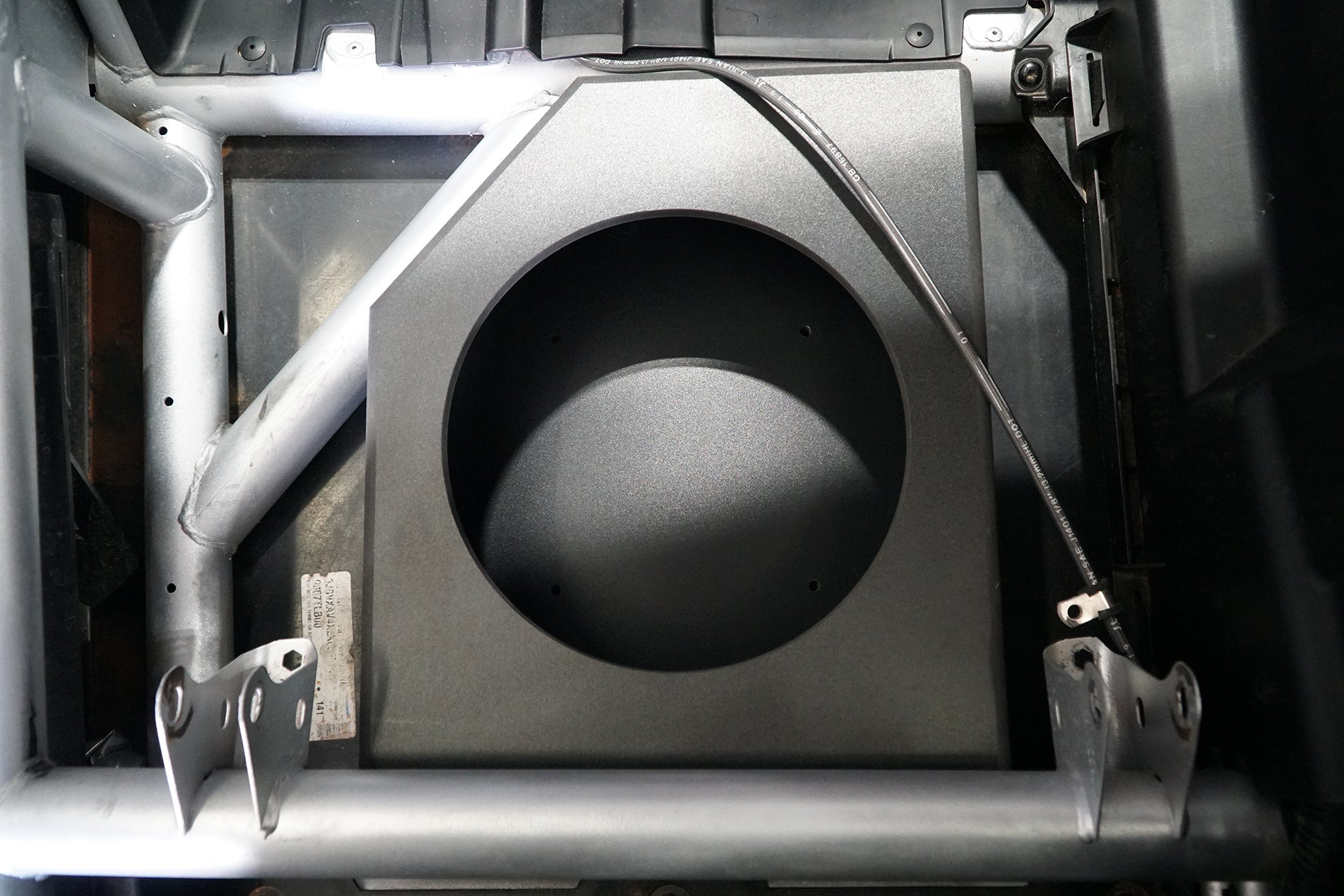 Photo of Can-Am X3 Low Profile Front Passenger Side 10” Sub Box Enclosure – Unloaded by UTV Stereo - Premium Audio for UTVs / Side by Sides