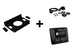 RZR Pocket Head Unit Mount With Rocker Switch Cutouts |  R1 Industries | UTV Stereo.