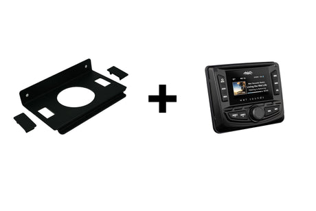 RZR Pocket Head Unit Mount With Rocker Switch Cutouts |  R1 Industries | UTV Stereo.