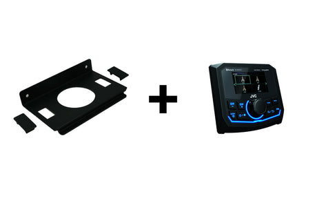 RZR Pocket Head Unit Mount With Rocker Switch Cutouts |  R1 Industries | UTV Stereo.