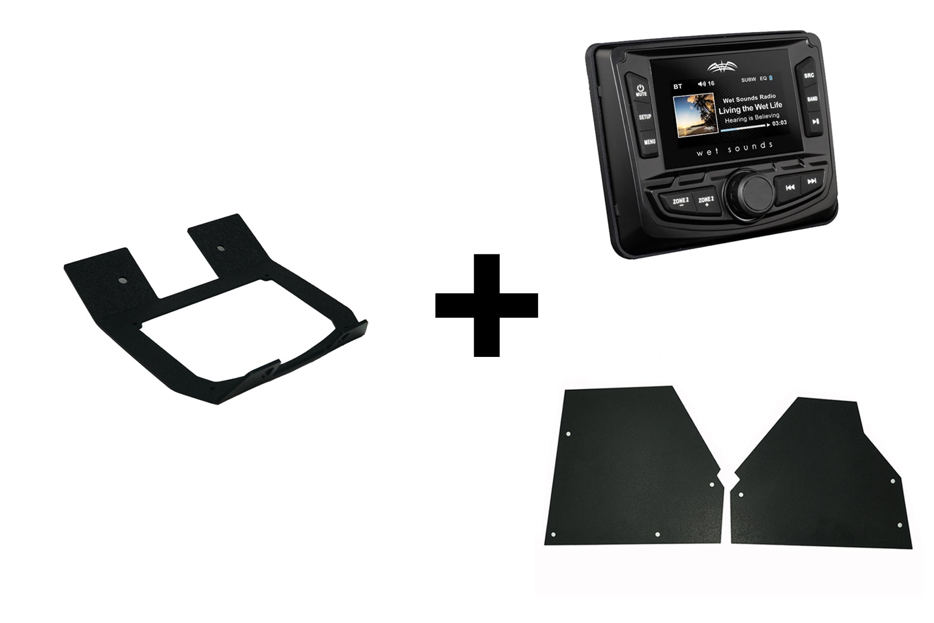 Photo of Can-Am X3 Wet Sounds MC2 Lower Mount by UTV Stereo - Premium Audio for UTVs / Side by Sides