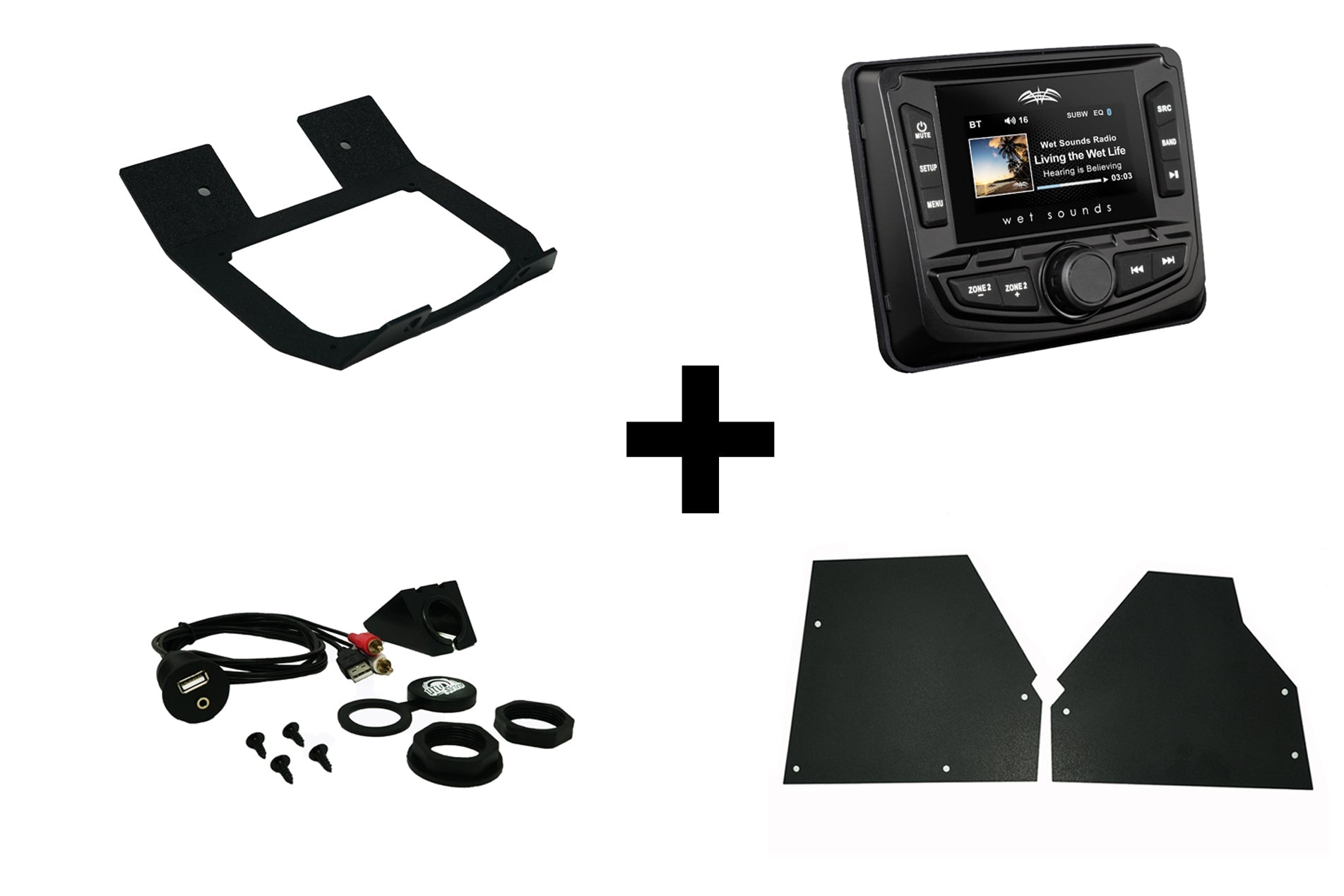 Photo of Can-Am X3 Wet Sounds MC2 Lower Mount by UTV Stereo - Premium Audio for UTVs / Side by Sides