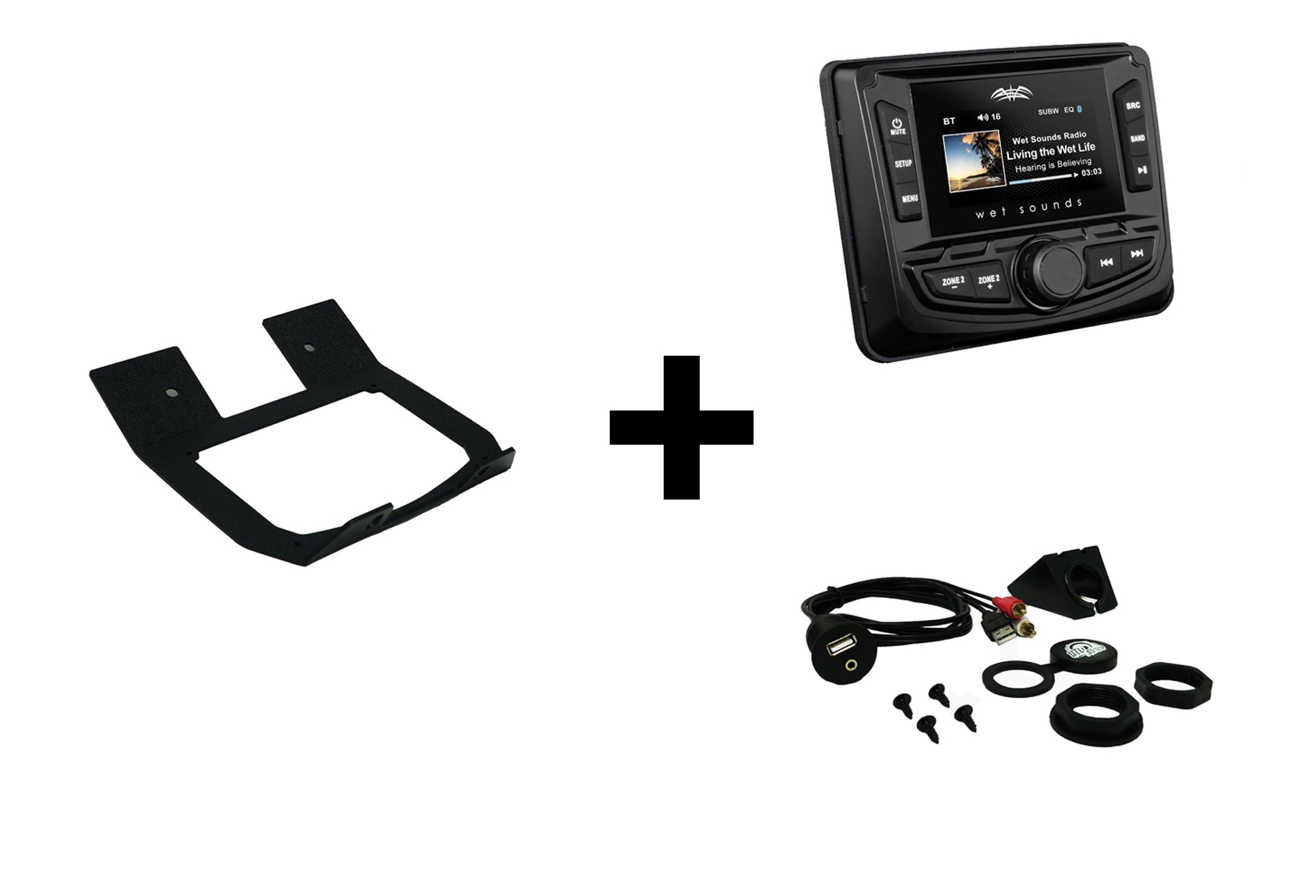Photo of Can-Am X3 Wet Sounds MC2 Lower Mount by UTV Stereo - Premium Audio for UTVs / Side by Sides