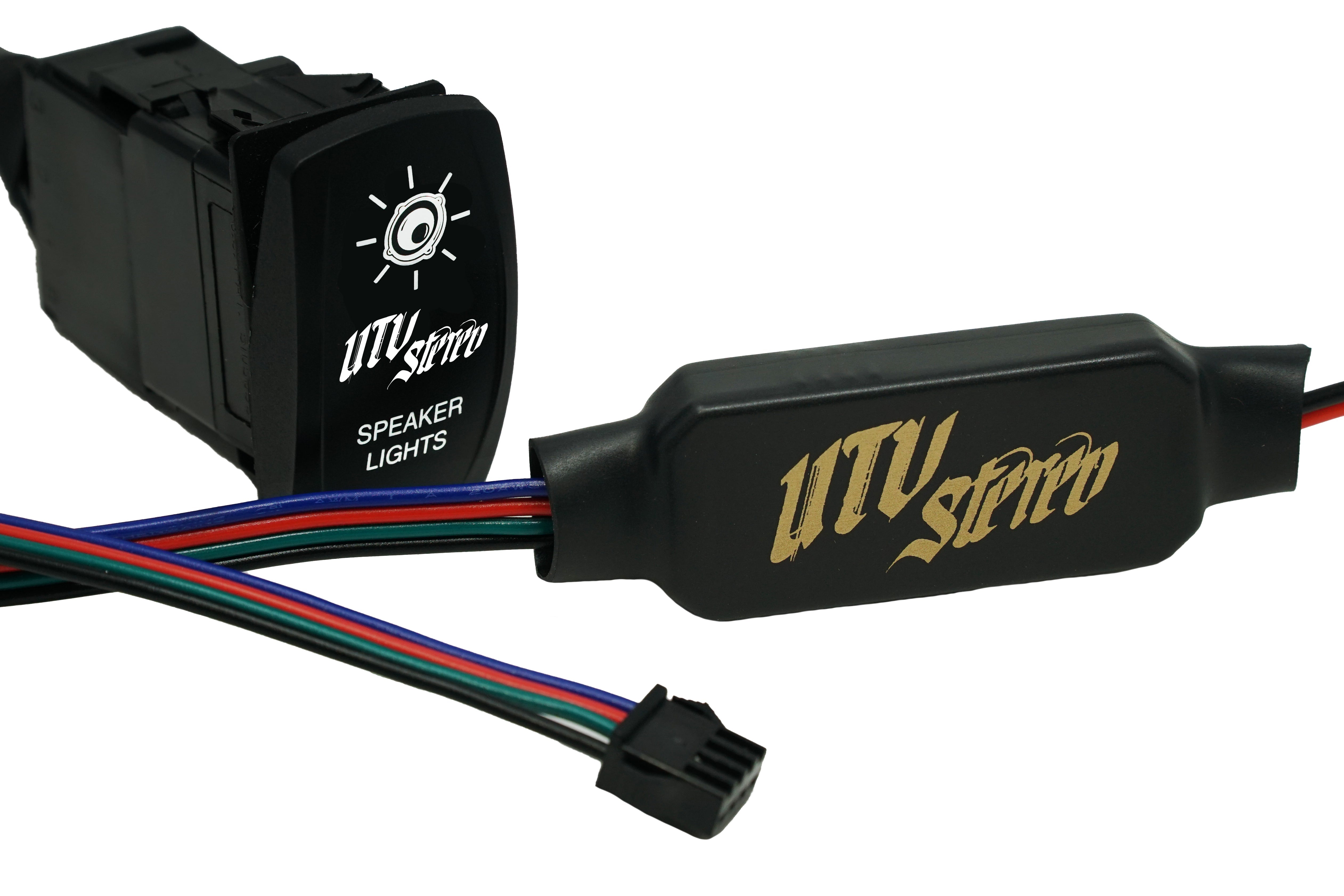 Photo of 8" RGB LED Speaker Rings (Pair) by UTV Stereo - Premium Audio for UTVs / Side by Sides