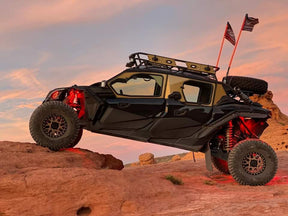 Photo of Can-Am X3 4-Seat Cab Enclosure "THE VAULT" Upper Side Doors & Panels (patent pending) (2017+) by Dirt Warrior Accessories - Premium Cab Enclosures for UTVs / Side by Sides