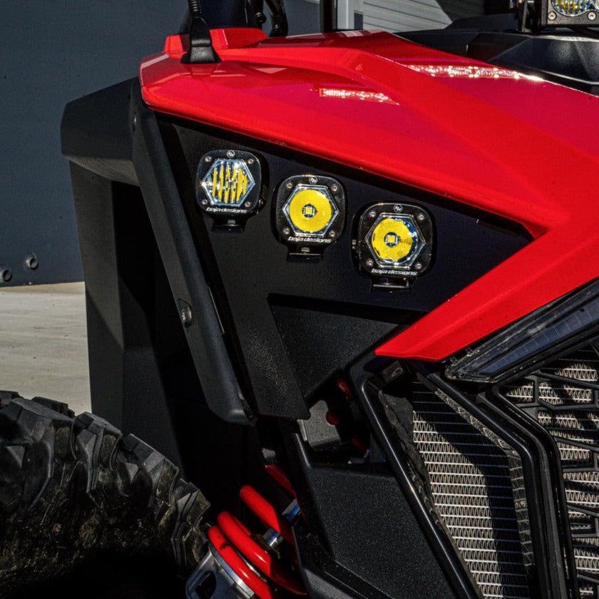 Photo of Polaris RZR Pro / Turbo R S1 Triple LED/Laser Headlight Kit by Baja Designs - Premium Head Lights for UTVs / Side by Sides