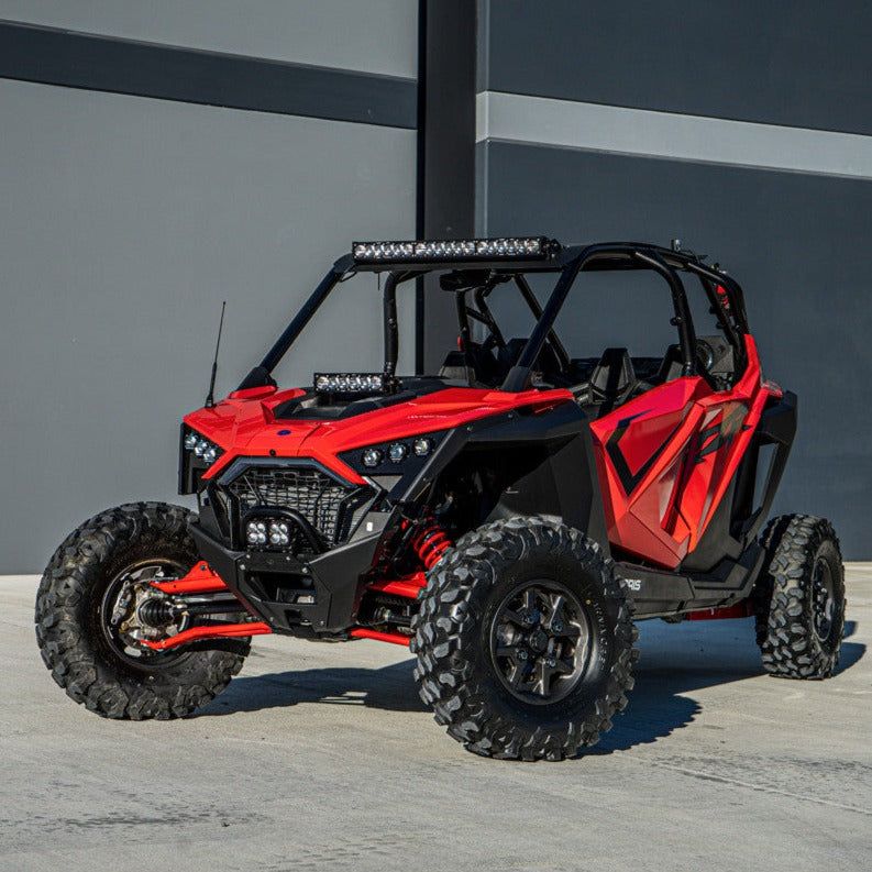 Photo of Polaris RZR Pro / Turbo R S8 10" Hood Mount Light Bar Kit by Baja Designs - Premium Light Bars for UTVs / Side by Sides