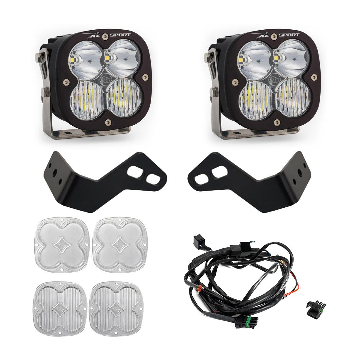 Photo of Can Am Maverick R XL Sport A-Pillar Kit by Baja Designs - Premium Light Pods for UTVs / Side by Sides