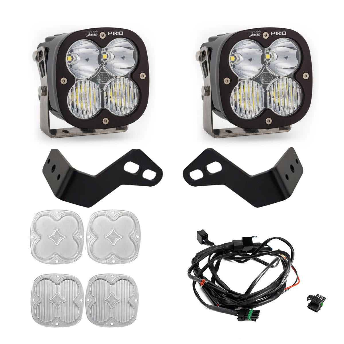 Photo of Can Am Maverick R XL Pro A-Pillar Kit by Baja Designs - Premium Light Pods for UTVs / Side by Sides