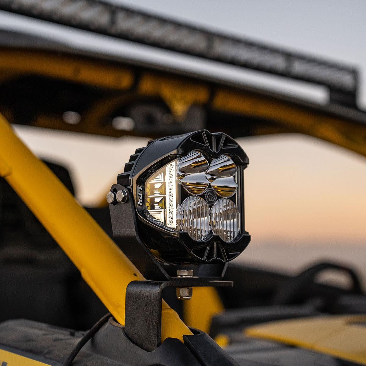 Photo of Can Am Maverick R LP4 A-Pillar Kit by Baja Designs - Premium Light Pods for UTVs / Side by Sides