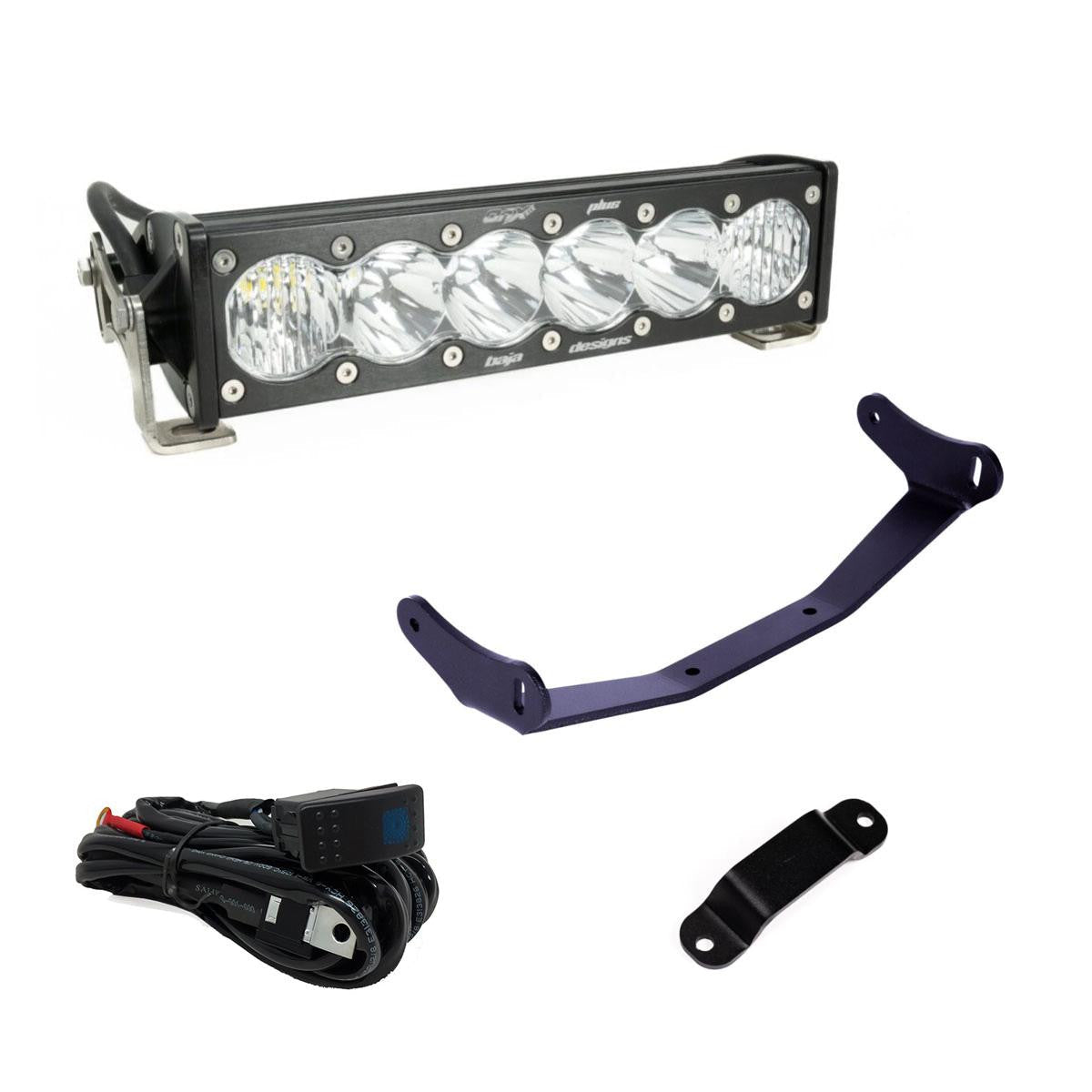 Photo of Can Am Maverick R 10" OnX6+ Shock Tower Kit by Baja Designs - Premium Light Bars for UTVs / Side by Sides