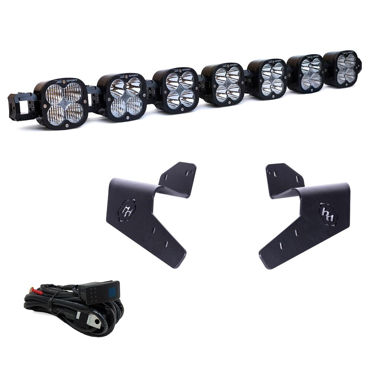 Photo of Can Am Maverick R 7XL Linkable Roof Mount Kit by Baja Designs - Premium Light Bars for UTVs / Side by Sides