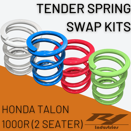 Honda Talon 1000R 2-Seat Tender Spring Swap Kit (2019+) - R1 Industries