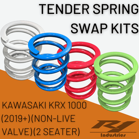 Kawasaki KRX 1000 2-Seat (Non-Live Valve) Tender Spring Swap Kit (2020+) - R1 Industries