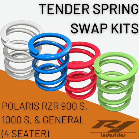 Polaris 900 S/ 1000 S/ & General 4-Seat Tender Spring Kit (2015+) - R1 Industries 