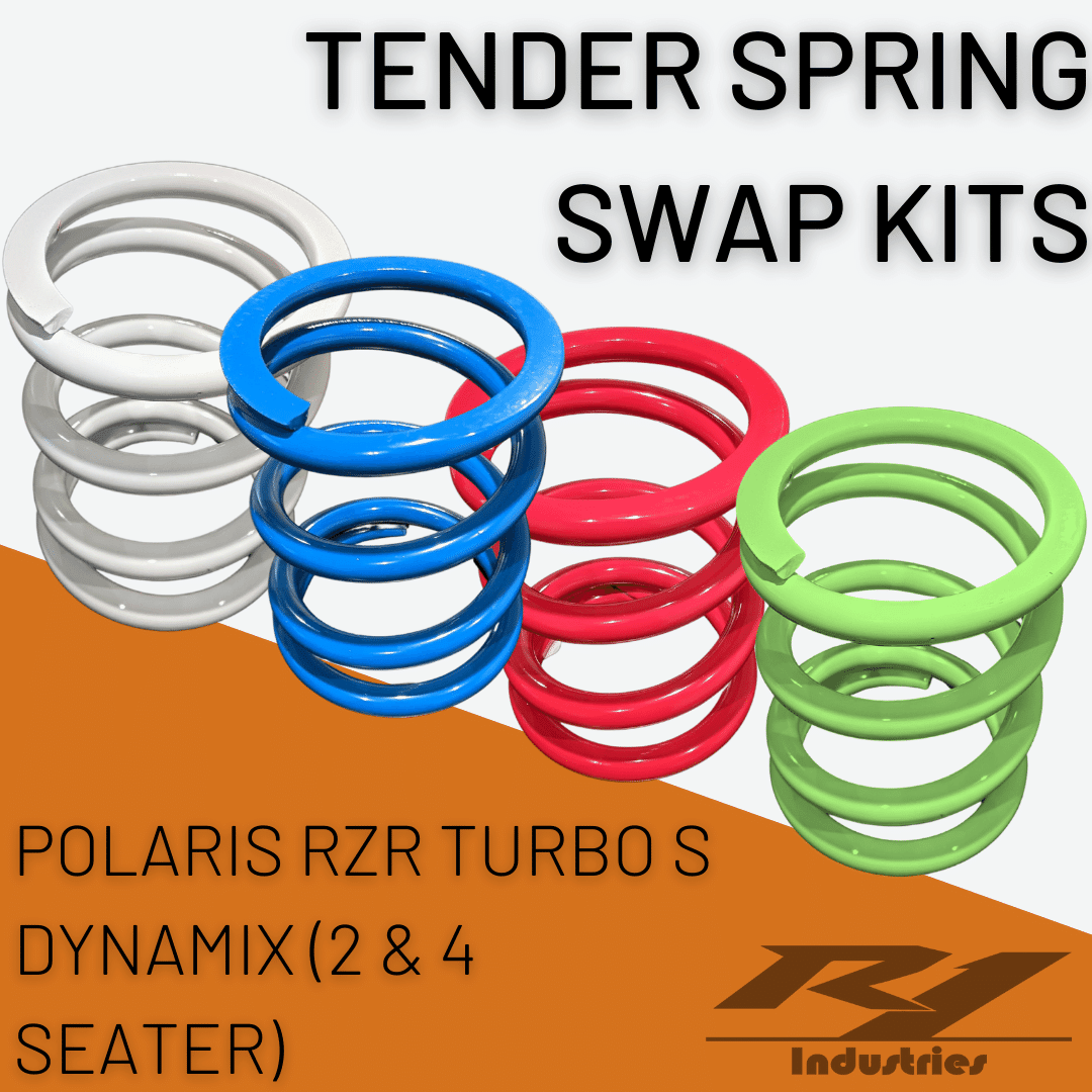 Polaris RZR Turbo S Dynamix (2 & 4 Seater) Tender Spring Swap Kit (2019+) - R1 Industries