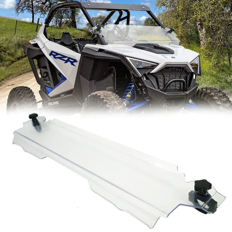 Photo of Polaris RZR Heavy Duty Half Windshield (2020+) by XPRITE - Premium Windshields for UTVs / Side by Sides