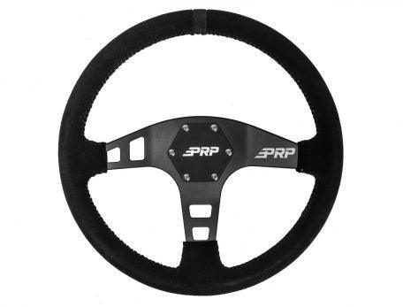 Flat Suede Steering Wheel - R1 Industries