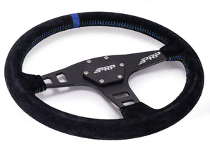 Flat Suede Steering Wheel - R1 Industries