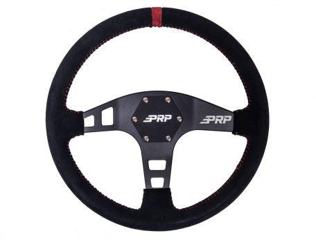 Flat Suede Steering Wheel - R1 Industries