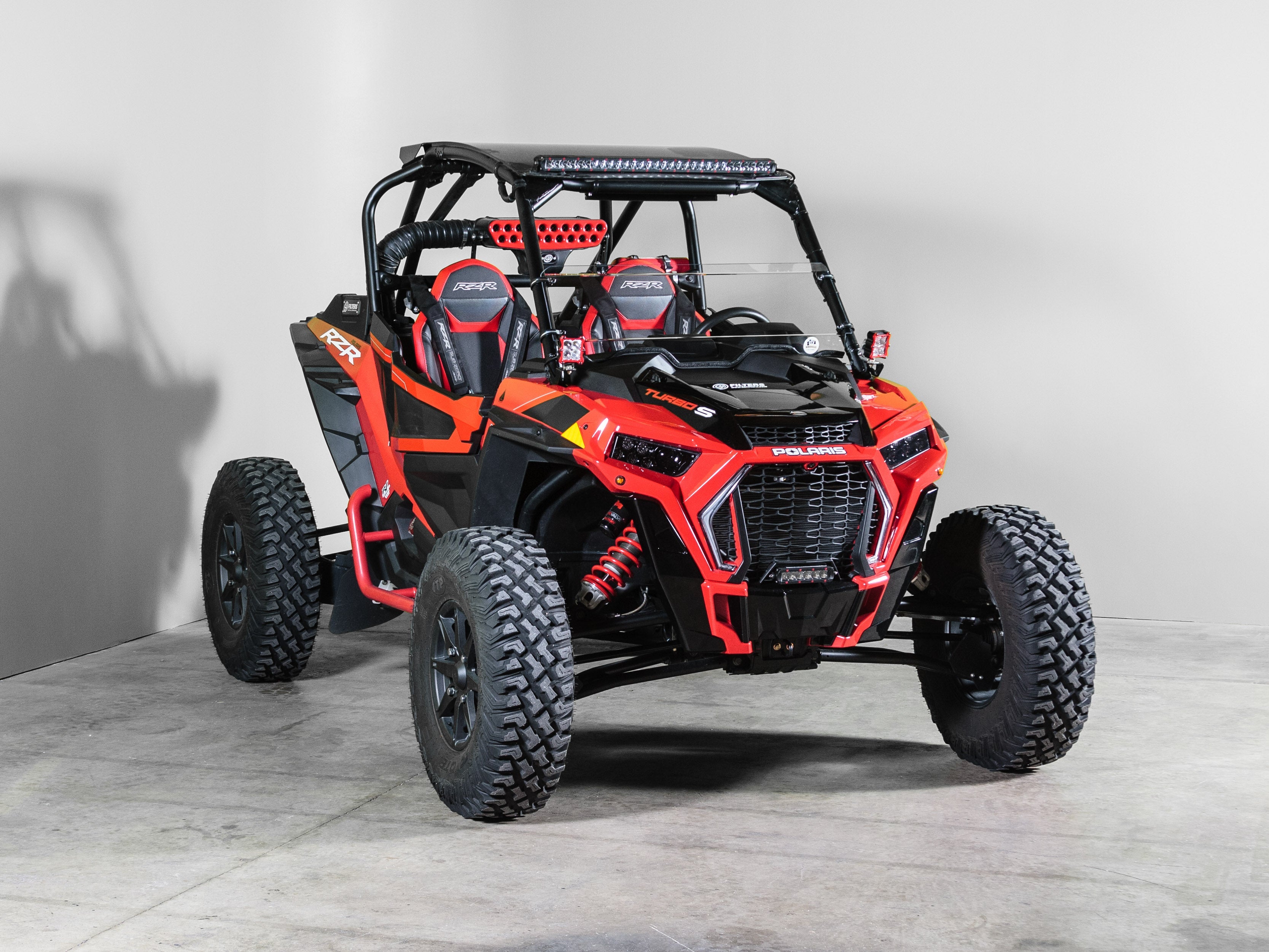Photo of TERRARIDER POLARIS RZR XP TURBO/TURBO(S) (2019+) HALF UTV WINDSHIELD - SCRATCH RESISTANT 1/4” by UTV Windshields - Premium Windshields for UTVs / Side by Sides