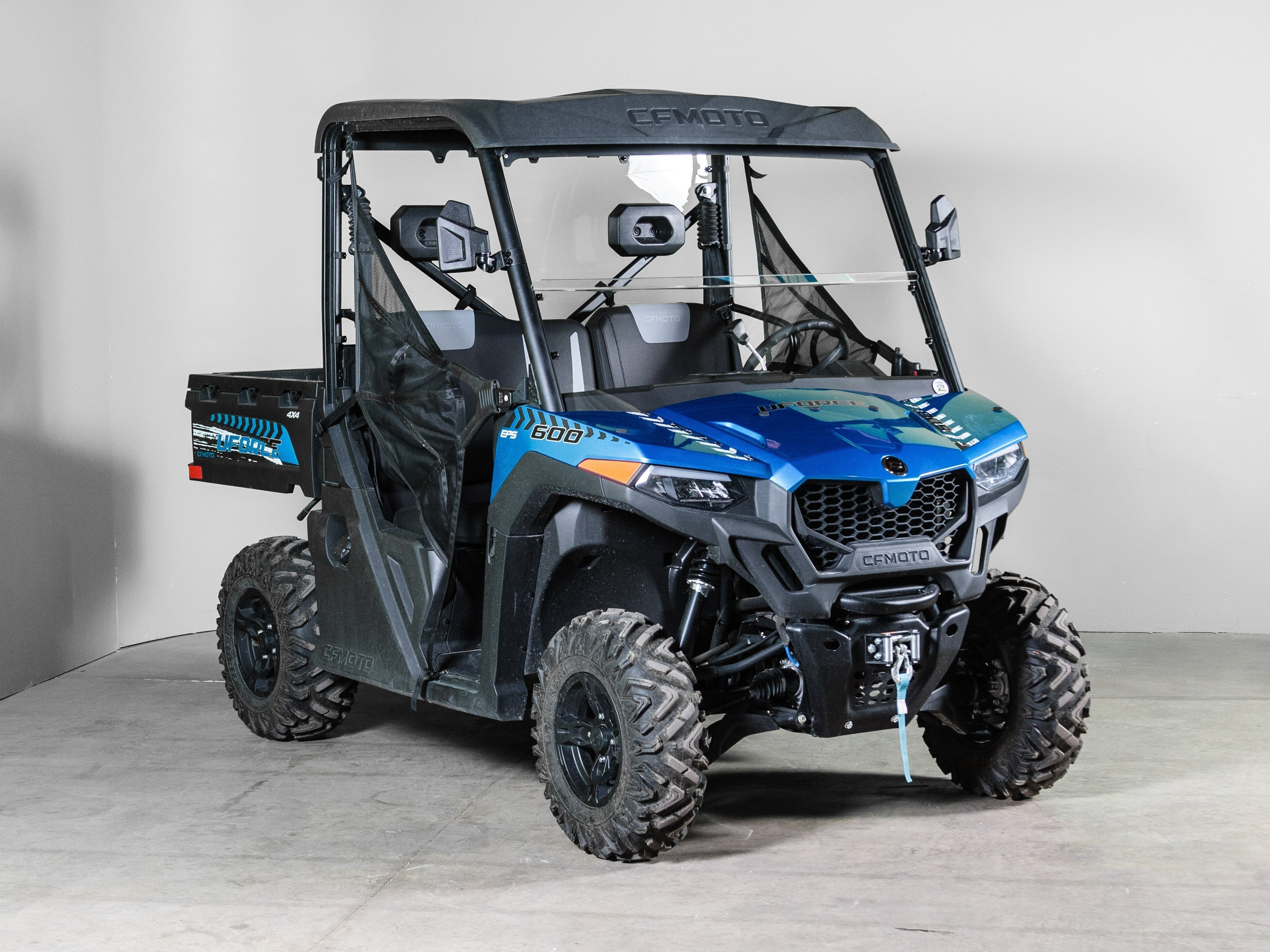 Photo of TERRARIDER CF MOTO UFORCE 600 HALF UTV WINDSHIELD - PRO FIT FRAME - SCRATCH RESISTANT 1/4" by UTV Windshields - Premium Windshields for UTVs / Side by Sides