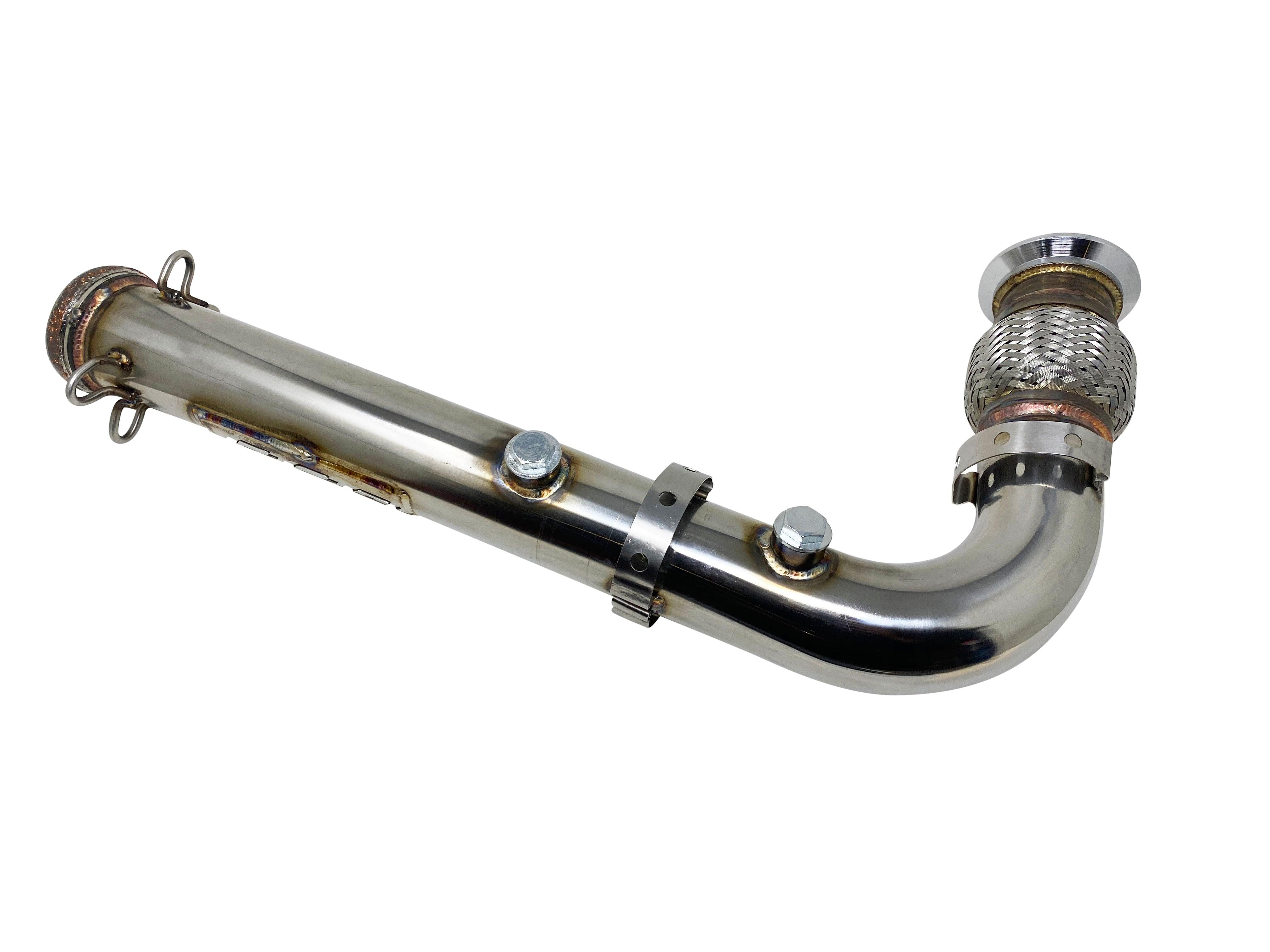 Photo of Can-Am Maverick X3 Turbo R & RR RPM Big Mouth Cat Delete Bypass Mid Race Pipe by RPM SXS - Premium Exhaust Systems & Components for UTVs / Side by Sides