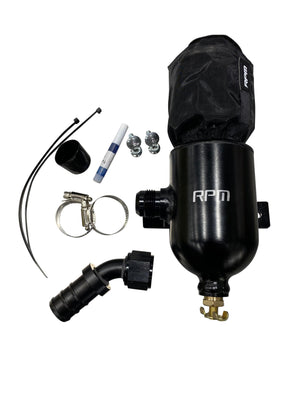 RPM SxS Polaris RZR Turbo, XPT, Turbo R, S, & PRO XP Oil Catch Can - R1 Industries