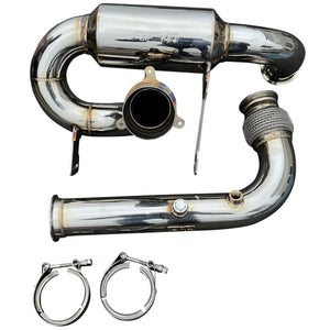 RPM-SxS X3 FULL 3" Exhaust Monster Core Muffler & Mid Pipe Can Am Maverick X3 Turbo, R, & RR 2017-2023 - R1 Industries