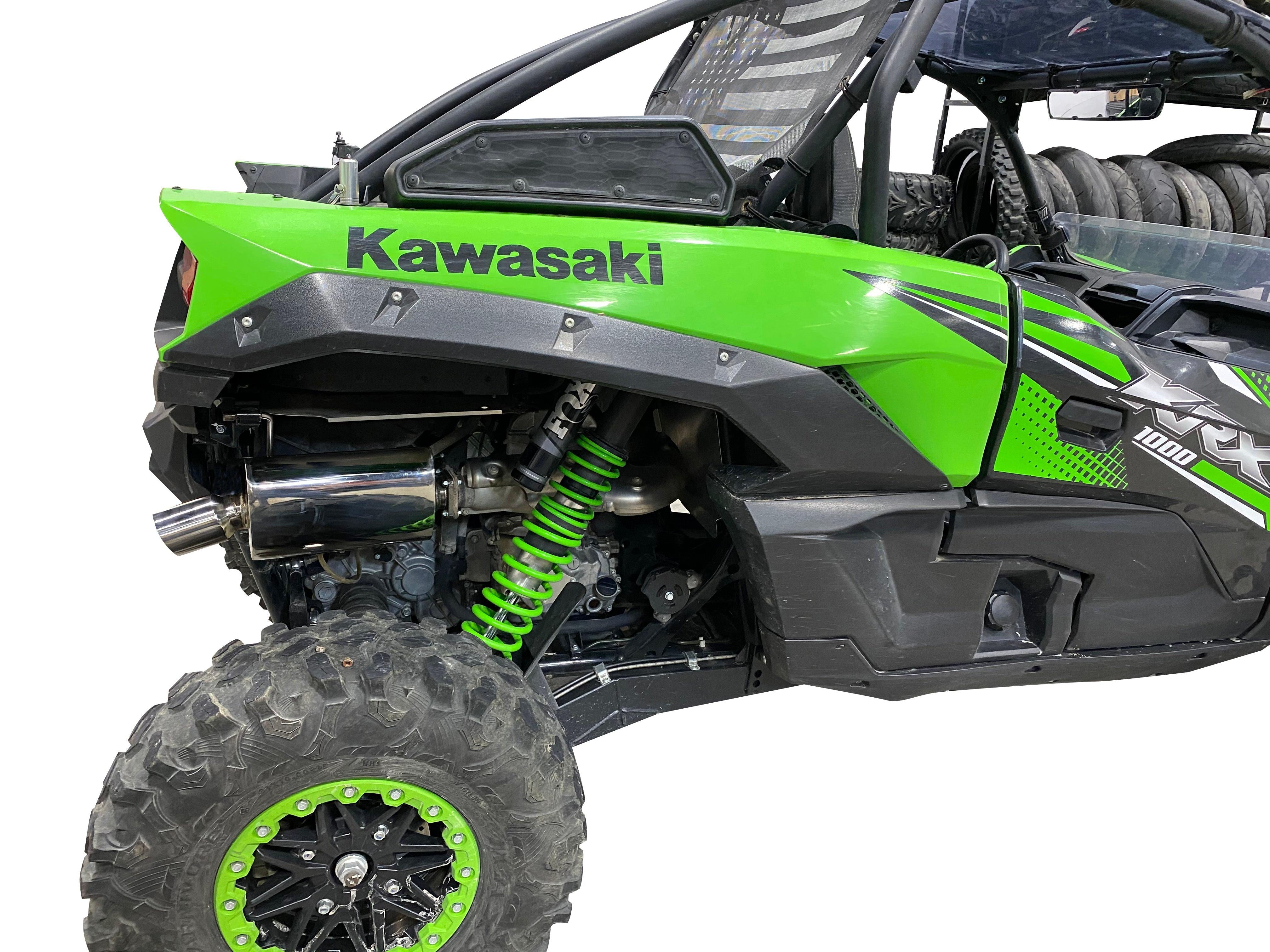 Photo of RPM SxS Catless Slip On Sport Muffler - KRX1000 by RPM SXS - Premium Exhaust Systems & Components for UTVs / Side by Sides
