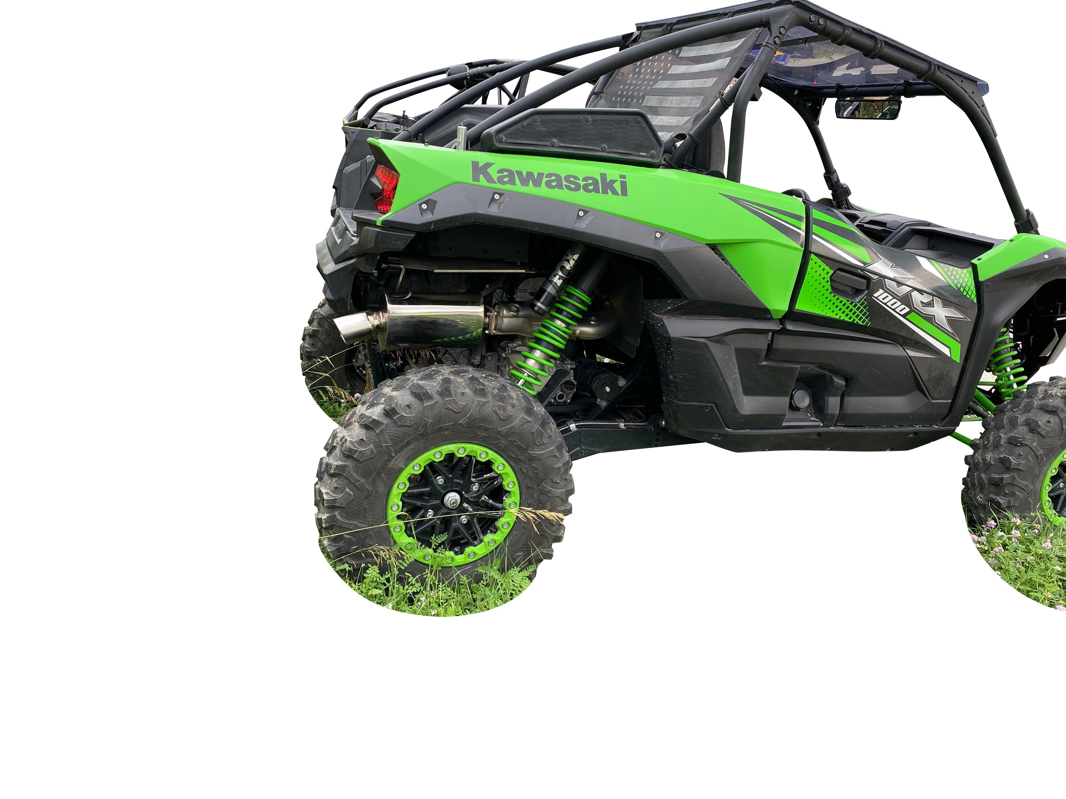 Photo of RPM SxS Catless Slip On Sport Muffler - KRX1000 by RPM SXS - Premium Exhaust Systems & Components for UTVs / Side by Sides