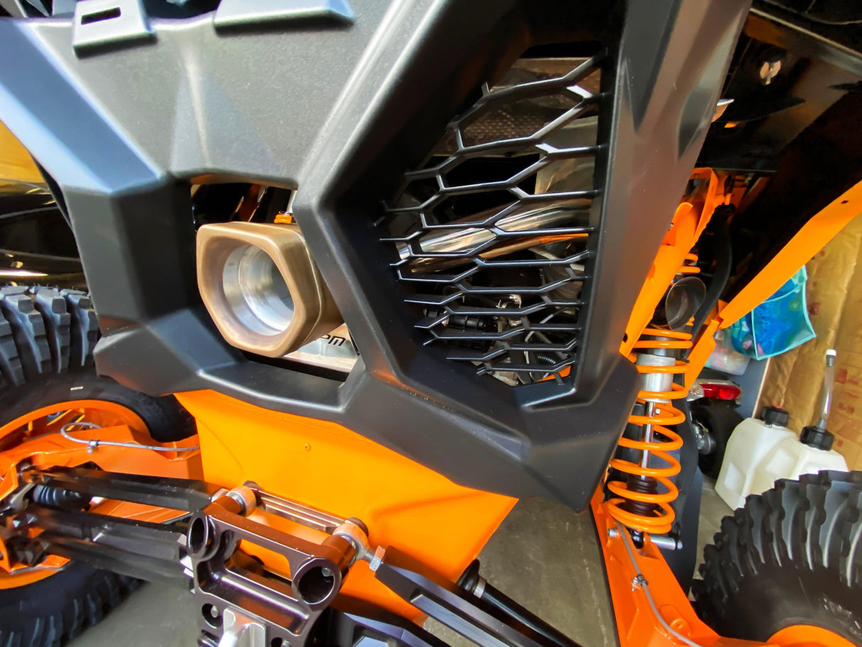 RPM SxS Muffler Delete " Slip On " Exhaust Race Pipe - R1 Industries