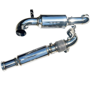 RZR Pro XP & Turbo R FULL 3" Exhaust ~ RPM Monster Core 3" Muffler & Mid Pipe - R1 Industries