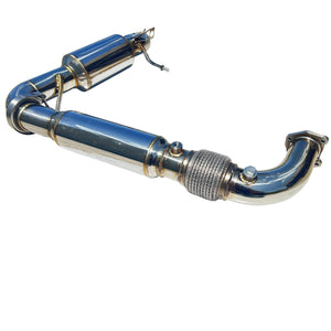 RZR Pro XP & Turbo R FULL 3" Exhaust ~ RPM Monster Core 3" Muffler & Mid Pipe - R1 Industries