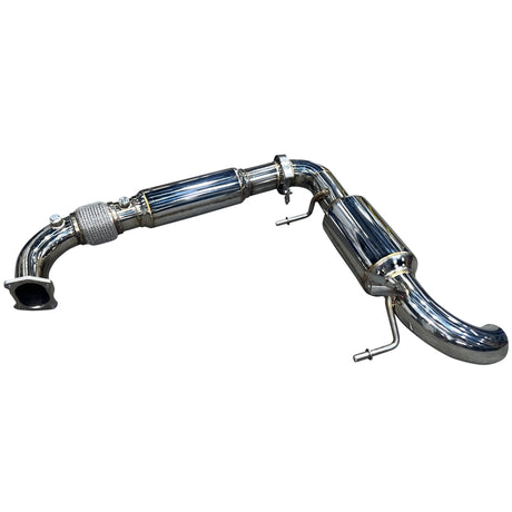 RZR Pro XP & Turbo R FULL 3" Exhaust ~ RPM Monster Core 3" Muffler & Mid Pipe - R1 Industries