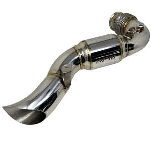 Can Am X3 Turbo Back 3" Full Race / Drag Pipe With Muffler - R1 Industries