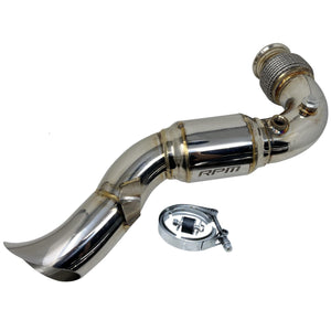 Can Am X3 Turbo Back 3" Full Race / Drag Pipe With Muffler - R1 Industries