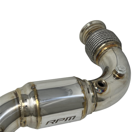 Can Am X3 Turbo Back 3" Full Race / Drag Pipe With Muffler - R1 Industries