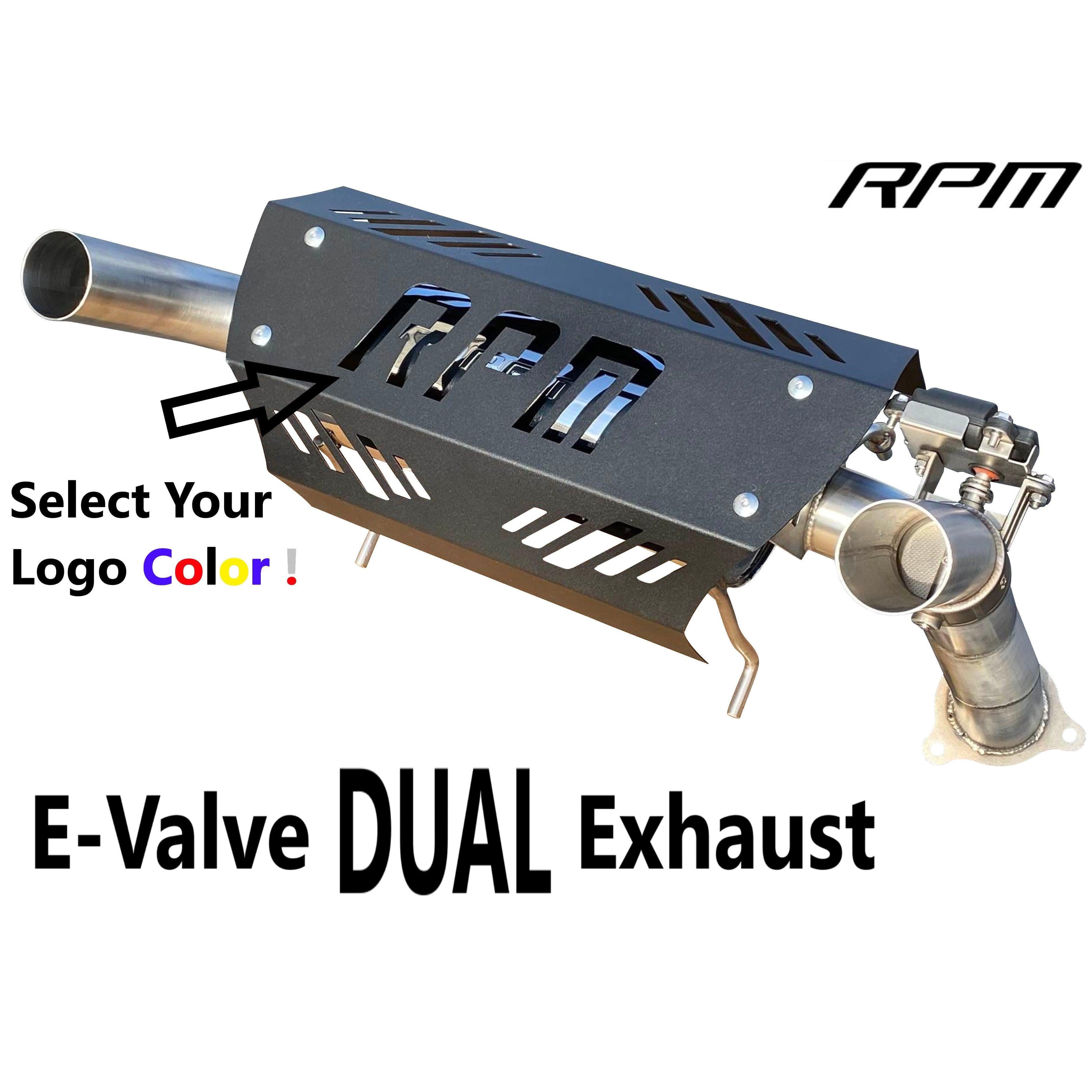 Photo of RPM SxS E-Valve Muffler - Dual Tip Captains Choice Exhaust - XPT XP Turbo S - 2016-2023 by RPM SXS - Premium Exhaust Systems & Components for UTVs / Side by Sides