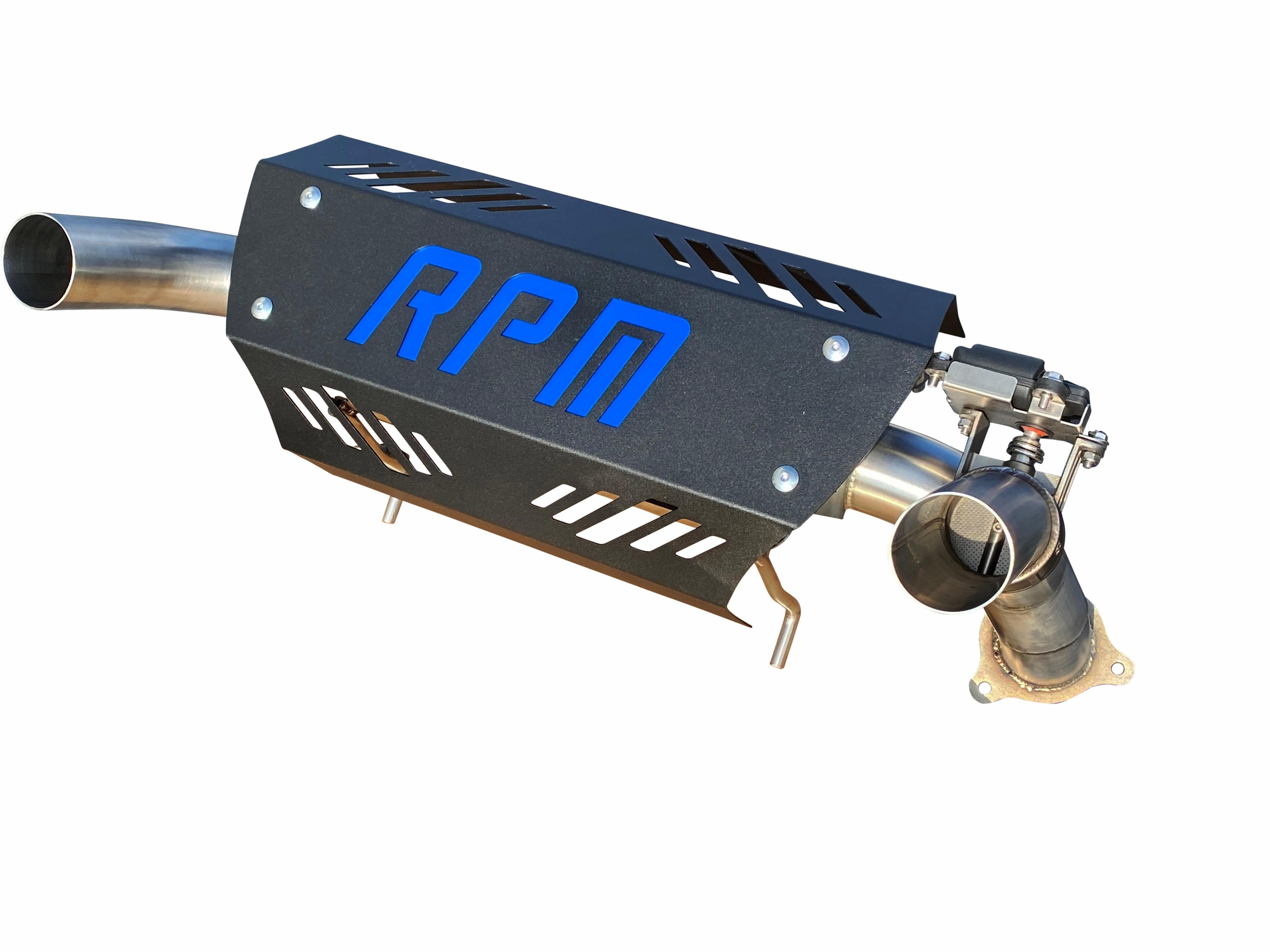 Photo of RPM SxS E-Valve Muffler - Dual Tip Captains Choice Exhaust - XPT XP Turbo S - 2016-2023 by RPM SXS - Premium Exhaust Systems & Components for UTVs / Side by Sides