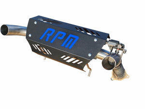 RPM SxS RZR XPT E-Valve Muffler - Dual Tip Captains Choice Exhaust- 2016-2023 XPT XP Turbo S - R1 Industries