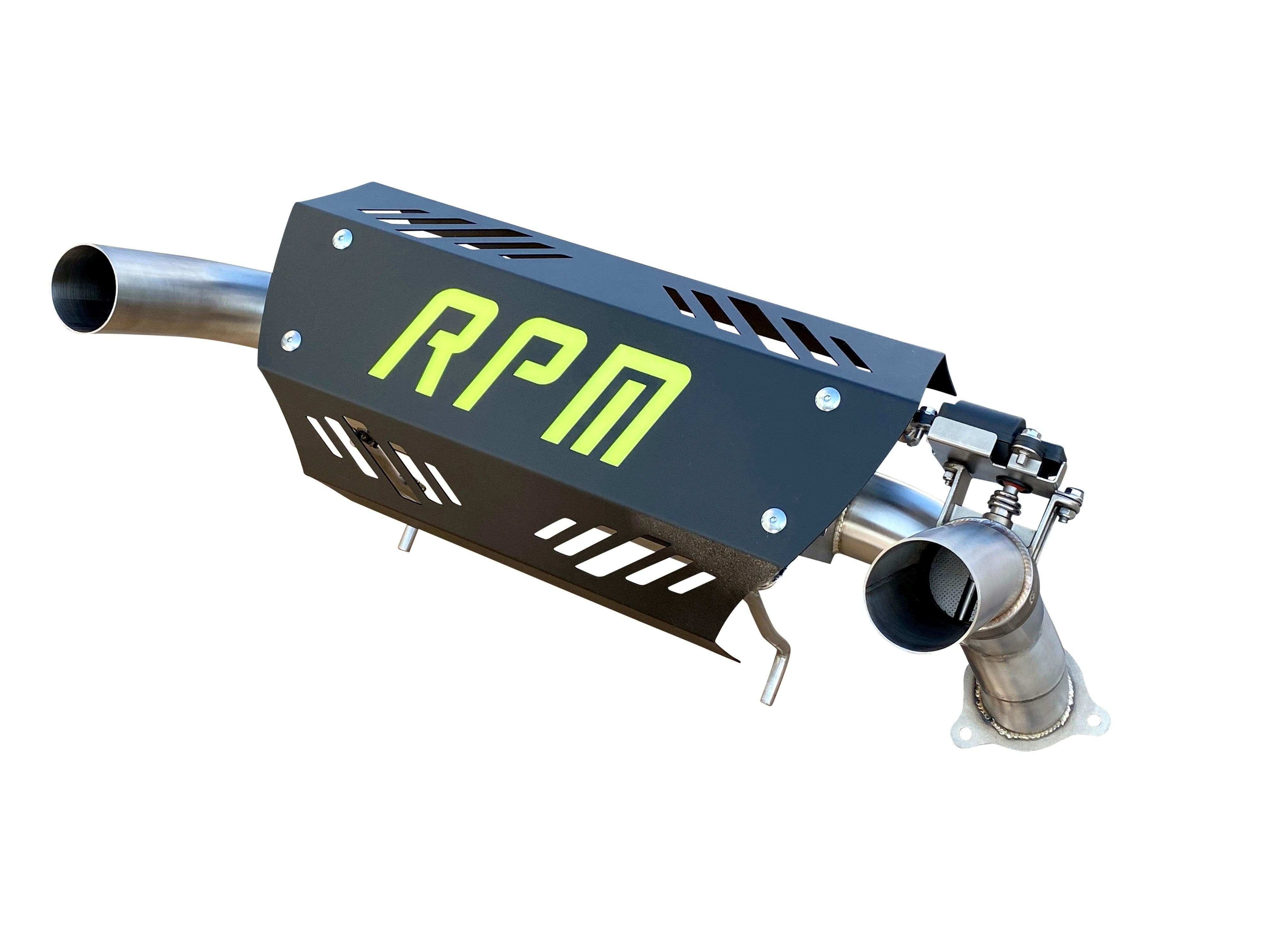 Photo of RPM SxS E-Valve Muffler - Dual Tip Captains Choice Exhaust - XPT XP Turbo S - 2016-2023 by RPM SXS - Premium Exhaust Systems & Components for UTVs / Side by Sides