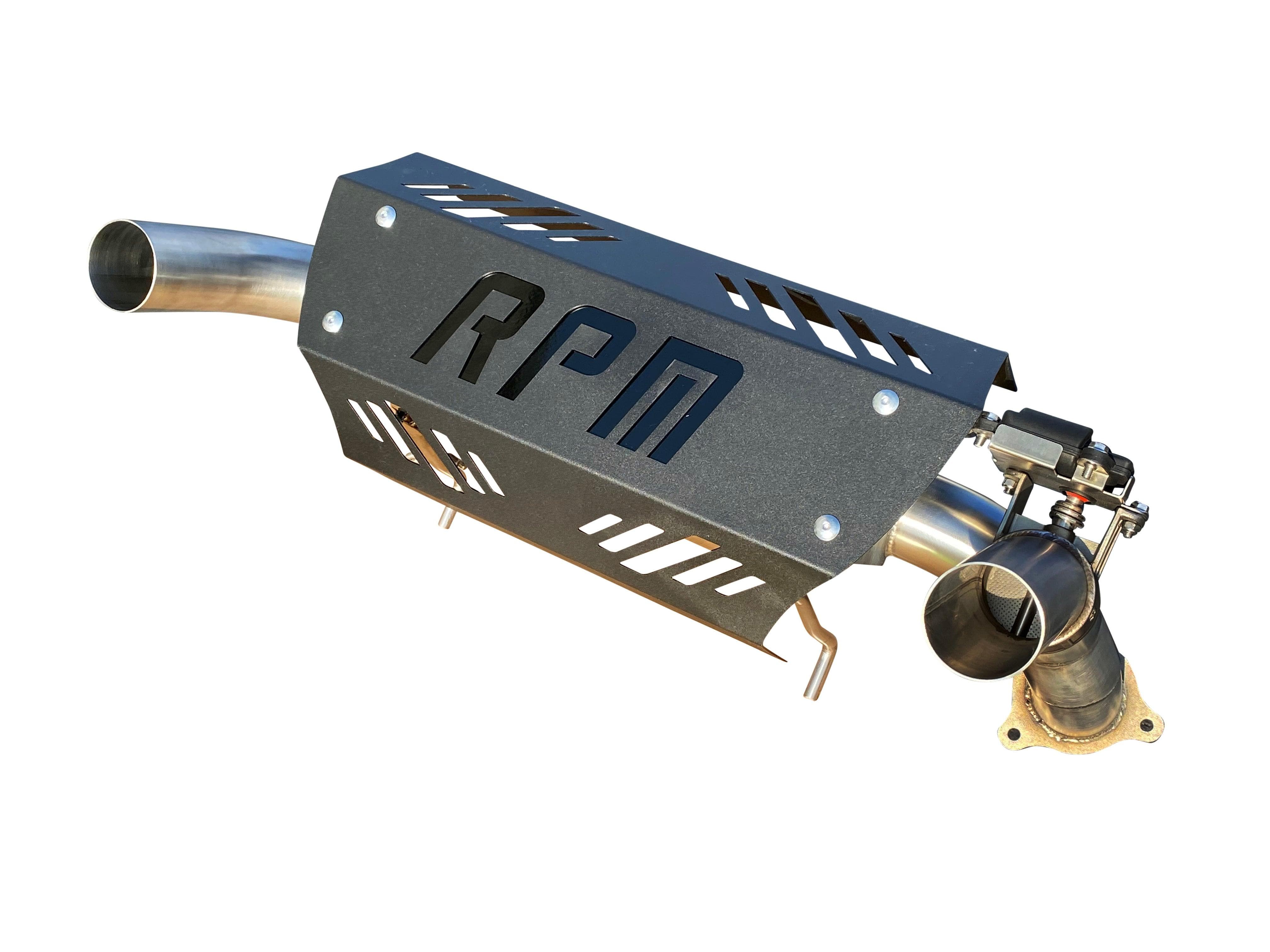 Photo of RPM SxS E-Valve Muffler - Dual Tip Captains Choice Exhaust - XPT XP Turbo S - 2016-2023 by RPM SXS - Premium Exhaust Systems & Components for UTVs / Side by Sides