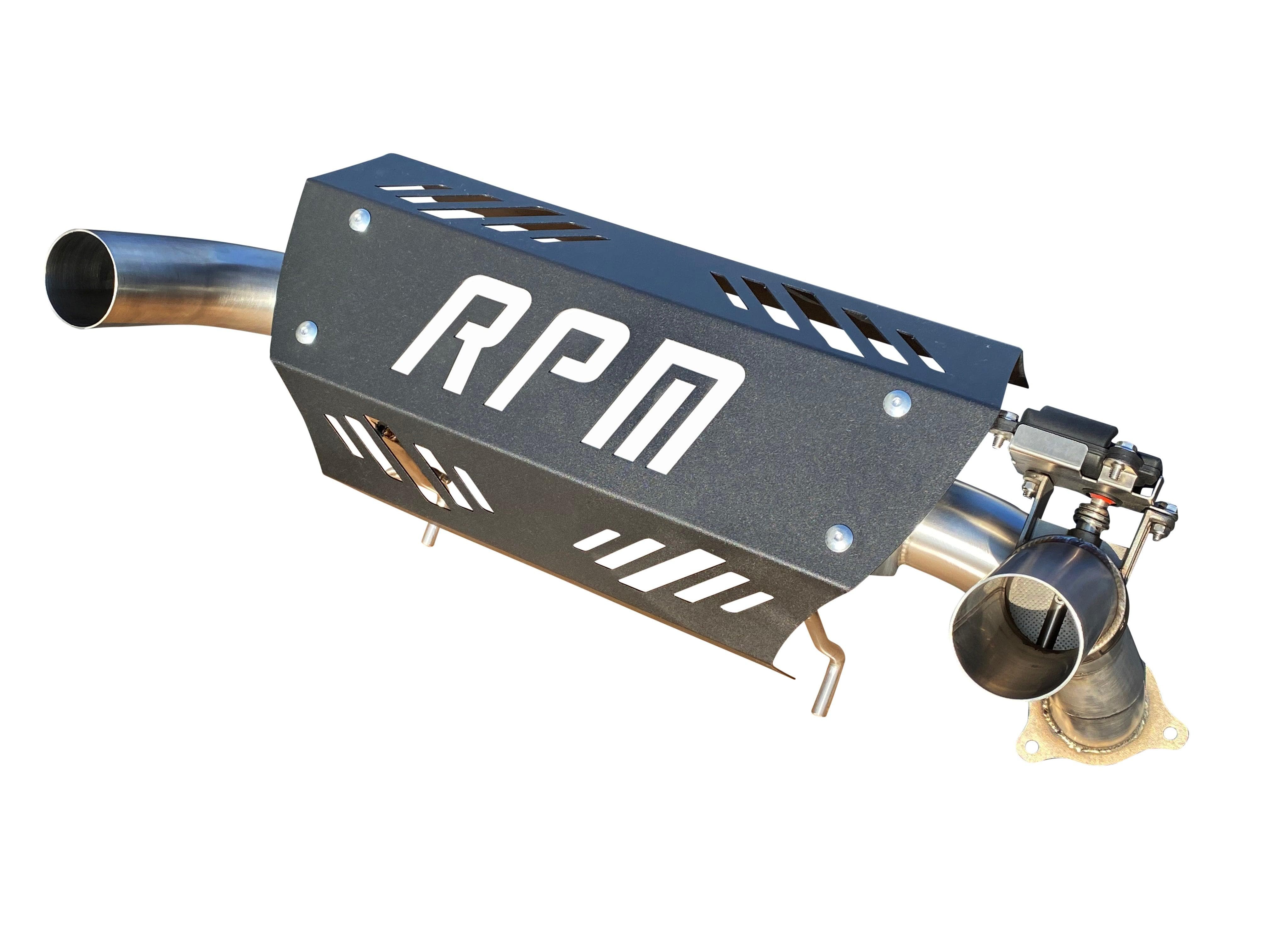 Photo of RPM SxS E-Valve Muffler - Dual Tip Captains Choice Exhaust - XPT XP Turbo S - 2016-2023 by RPM SXS - Premium Exhaust Systems & Components for UTVs / Side by Sides