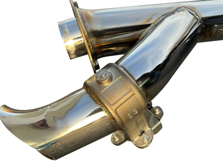 RPM-SxS Polaris General 1000 2.5" E-valve Captain's Choice Side Dump Exhaust - R1 Industries