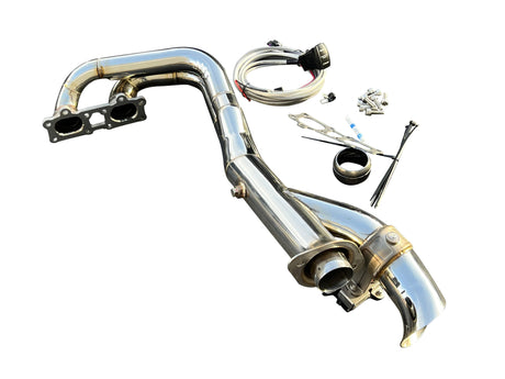 RPM-SxS Polaris General 1000 2.5" E-valve Captain's Choice Side Dump Exhaust - R1 Industries