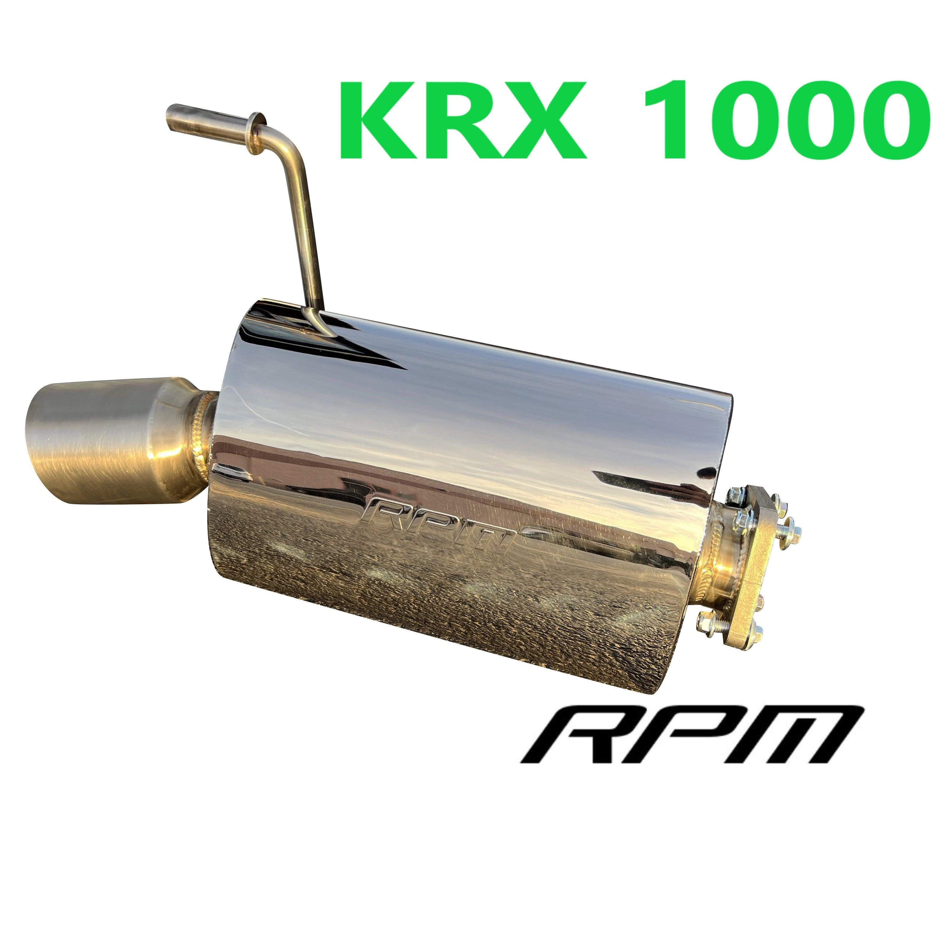 Photo of RPM SxS Catless Slip On Sport Muffler - KRX1000 by RPM SXS - Premium Exhaust Systems & Components for UTVs / Side by Sides