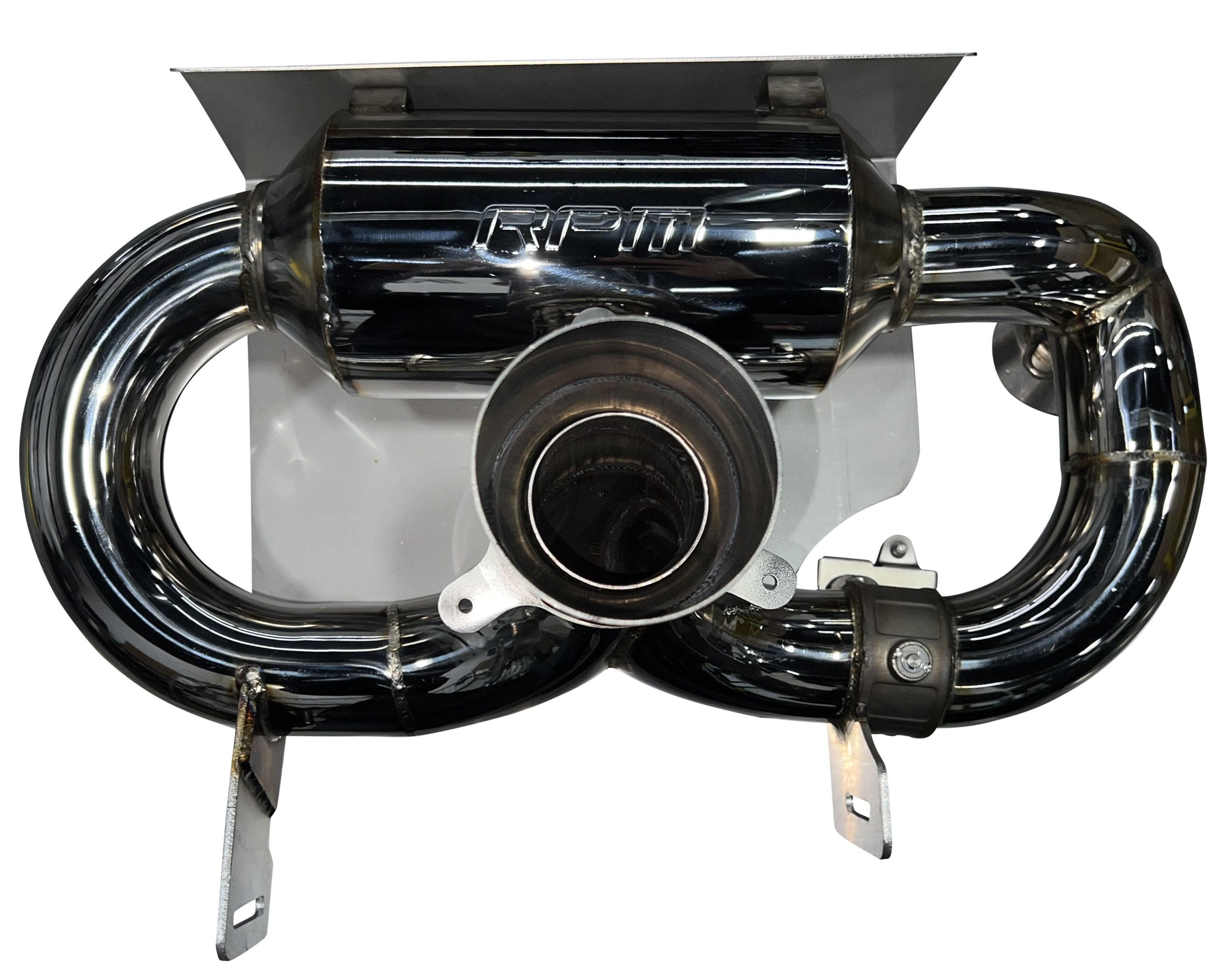 Photo of Can-Am Maverick X3 Turbo R & RR RPM-SxS E-VALVE Slip On Exhaust Sport Muffler (2017-2023) by RPM SXS - Premium Exhaust Systems & Components for UTVs / Side by Sides