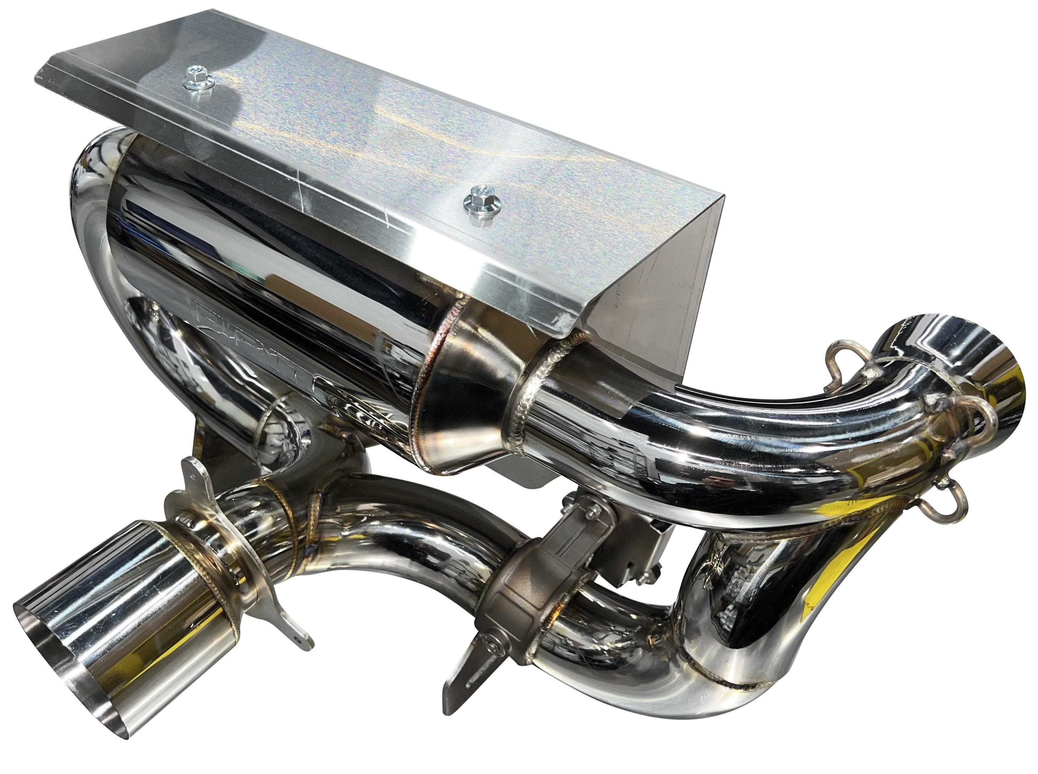 Photo of Can-Am Maverick X3 Turbo R & RR RPM-SxS E-VALVE Slip On Exhaust Sport Muffler (2017-2023) by RPM SXS - Premium Exhaust Systems & Components for UTVs / Side by Sides